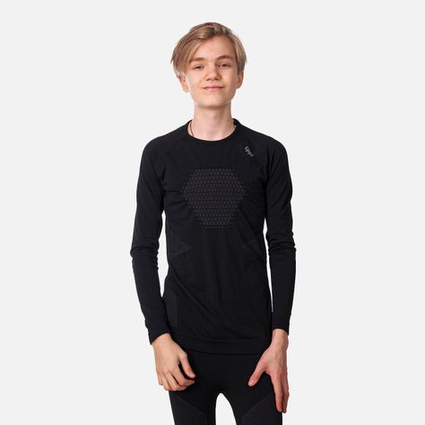 Primera Capa Teen Boy Skintec 2000 Seamless Top Negro I25-0