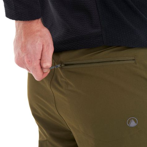 Pantalon Hombre Pardo Mix-2 Q-Dry Pants Oliva Oscuro Lippi-7