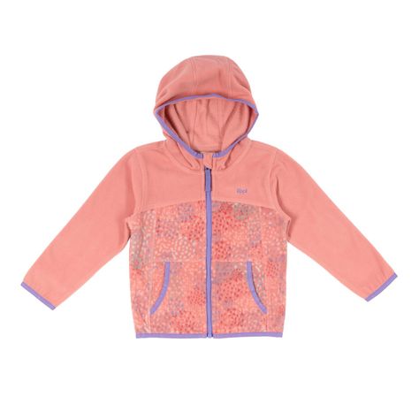 Poleron Baby Girl Poofy Sweatshirt Coral / Print Lippi-0