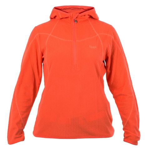 Poleron Mujer Jacaranda Nano-F 14 Zip Hoody Rojo Coral Lippi I17-0