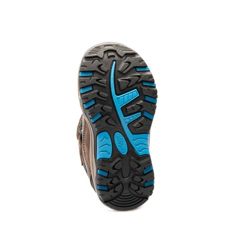 Botín Niño Puelo CS HI Velcro Café Azul Lippi-4