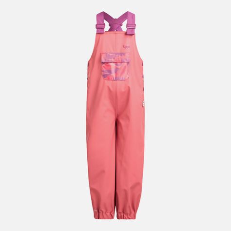 Pantalon Niña Muddy B-Dry Overalls Rosa Oscuro Lippi-0