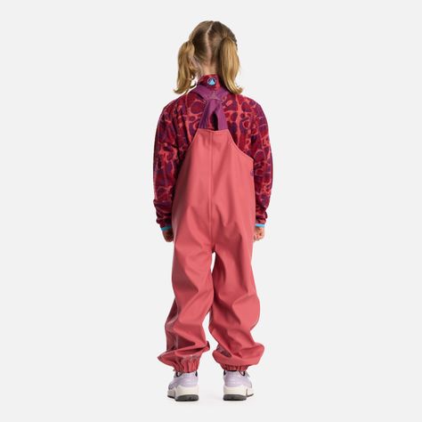 Pantalon Niña Muddy B-Dry Overalls Rosa Oscuro Lippi-2