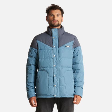 Chaqueta Hombre Kobuk Down Jacket Azul Piedra Lippi-1