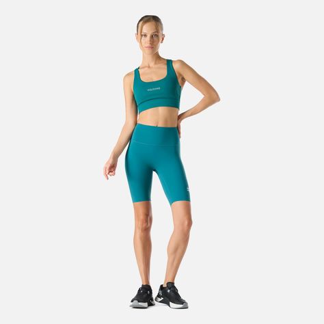 Calza Mujer Tempo Biker Super High Rise Petroleo Vulcano-6