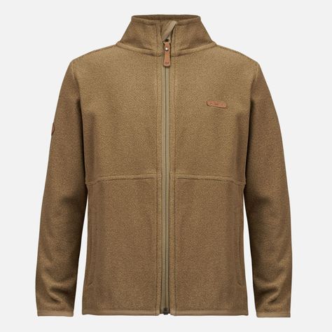 Poleron Niña Stripes Nano-F Full Zip Oliva Lippi-0