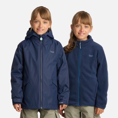 Chaqueta Niña Snowball Fusion-3 Hoody Azul Marino Lippi I25-0