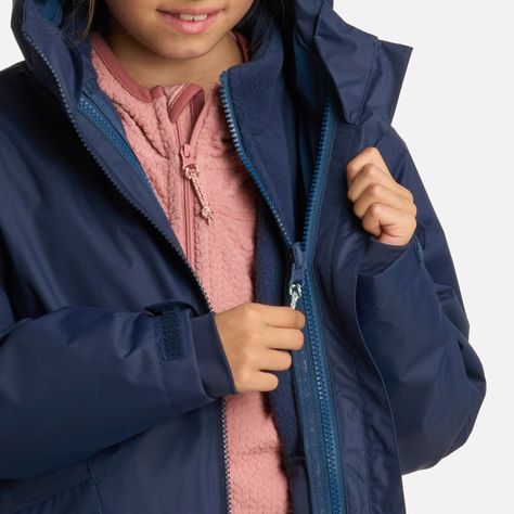 Chaqueta Niña Snowball Fusion-3 Hoody Azul Marino Lippi I25-6