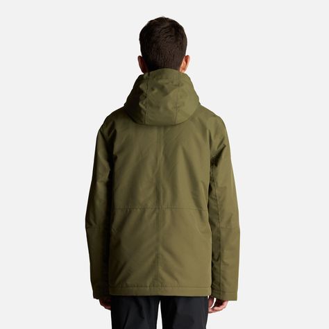 Chaqueta Teen Boy Roble B-Dry Hoody Jacket Verde Lippi-3