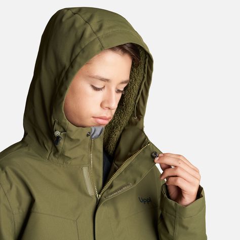 Chaqueta Teen Boy Roble B-Dry Hoody Jacket Verde Lippi-4