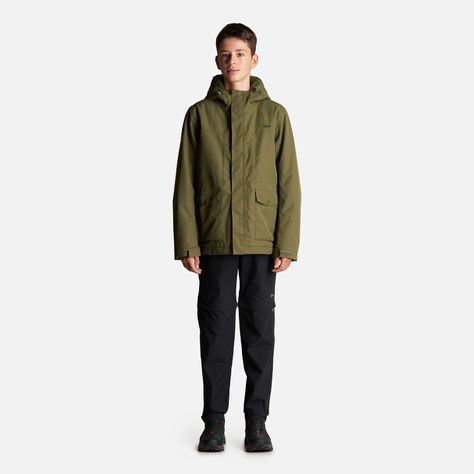 Chaqueta Teen Boy Roble B-Dry Hoody Jacket Verde Lippi-6