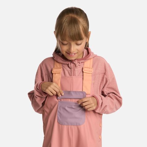 Pantalón Niña Muddy B-Dry Overalls Rosa Lippi I25-3