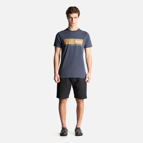 Polera Hombre Logo Lippi T-Shirt Front Line Azul Marino Lippi-6