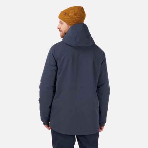 Chaqueta Hombre Andes B-Dry Hoody Jacket Azul Piedra Lippi-2