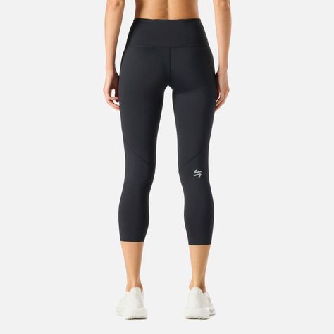 Calza Mujer Built To Move 3/4 High Rise Negro Vulcano-3