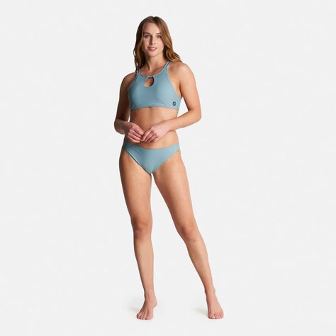 Traje de Baño Mujer Fondo de Bikini Celeste Haka Honu-6
