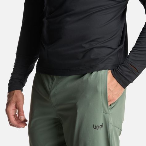 Pantalon Hombre PureTrek Q-Dry Pants Verde Musgo Lippi I24-5