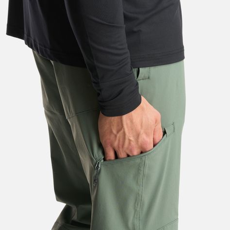 Pantalon Hombre PureTrek Q-Dry Pants Verde Musgo Lippi I24-6