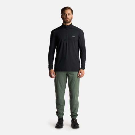 Pantalon Hombre PureTrek Q-Dry Pants Verde Musgo Lippi I24-8