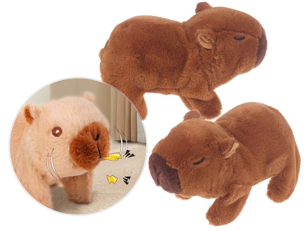 Robot Mascota Capibara Sonido Camina Peluche Juguete Regalo Navidad-0