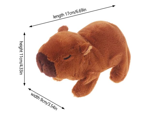 Robot Mascota Capibara Sonido Camina Peluche Juguete Regalo Navidad-6