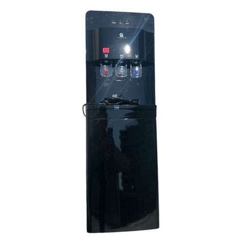 Dispensador de Agua Compresor 3 llaves c/Gaveta Negro PREMIUM-1