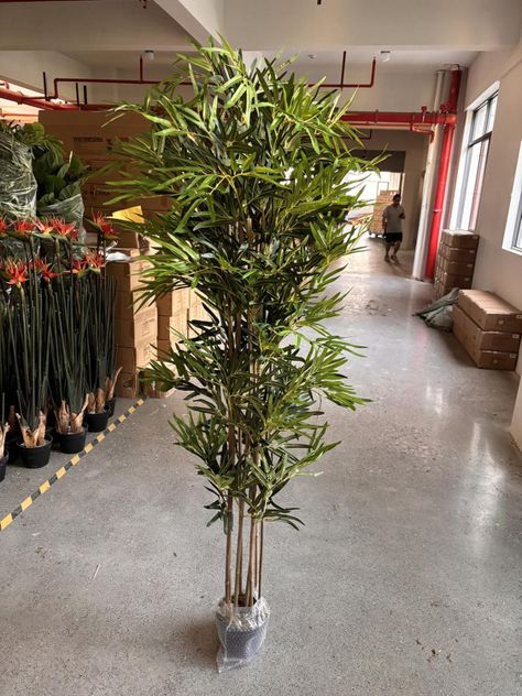 Planta Artificial Bamboo 150 Cm. Premium / Arbusto Real-5