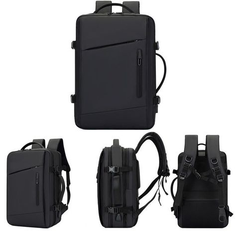 Mochila de Cabina 45x35x20 Avion Expandible Impermeable 40L-5