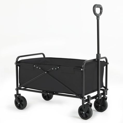 Carro de arrastre Wagon Metalico Negro-0