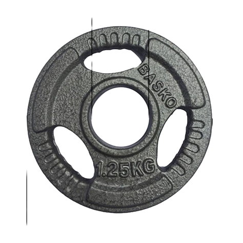 Discos Olímpicos Acero Par 1,25 Kg-0