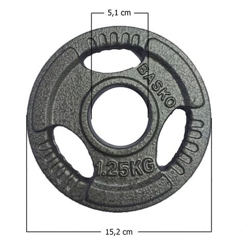 Discos Olímpicos Acero Par 1,25 Kg-1