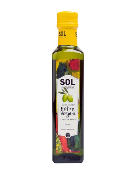 Aceite de Oliva extra virgen Sol de Aculeo Blend 12 x 250 ml-1