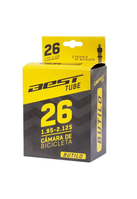 Camara Bicicleta Aro 26 X 1.95 a 2.125 V.Bicicleta 33Mm Best-0