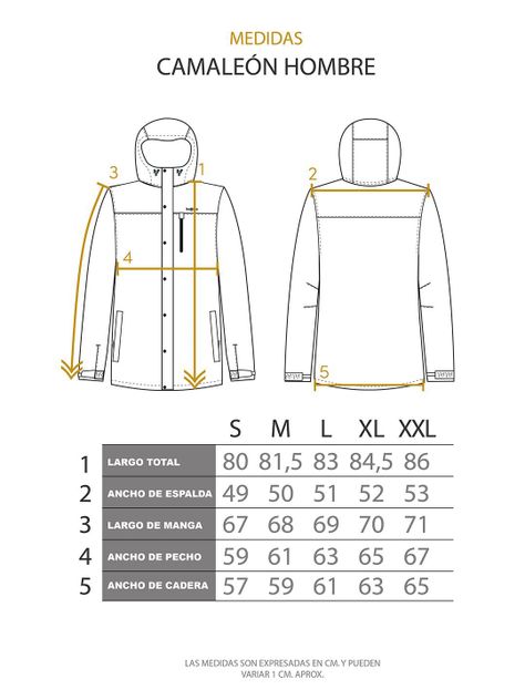 Parka Impermeable Reversible Camaleon 2 Hombre Buffalo-7