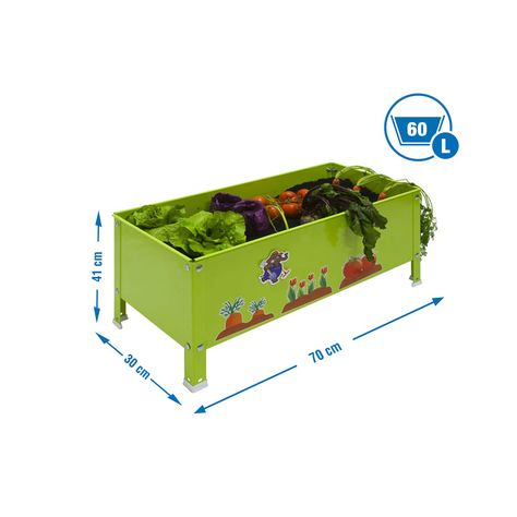 Huerto Urban Kid 60L 410x700x300 Verde-1