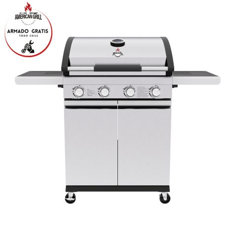 Parrilla a Gas 4 Quemadores New York Inox-3