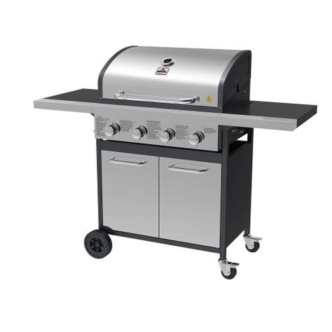 Parrilla a Gas Oregon 4 Quemadores Inox-4