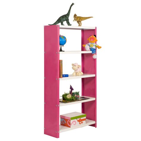 Estantería Habitat Plus 5/300 Rosa/Blanco-2