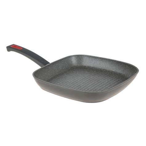Sarten Parrilla Cuadrado 28cm Negro Antiadherente Viva-1