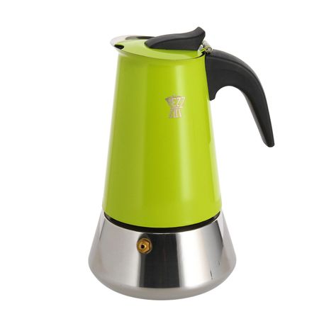 Cafetera  Steel Express 6 Tazas Pistacho-1