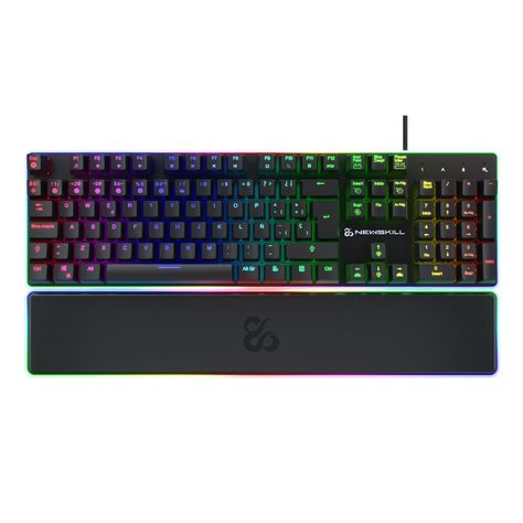 Teclado Gungnyr Gamer Pro Negro RGB Switch Gateron Red-0