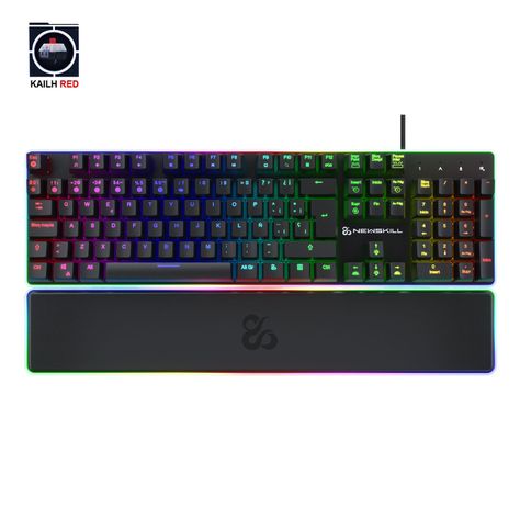 Teclado Gungnyr Gamer Pro Negro RGB Switch Gateron Red-1