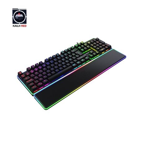Teclado Gungnyr Gamer Pro Negro RGB Switch Gateron Red-3