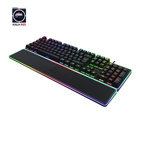 Teclado Gungnyr Gamer Pro Negro RGB Switch Gateron Red-4