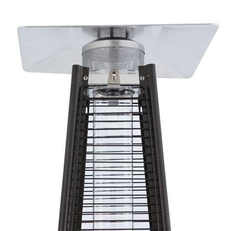 Estufa a Gas Exterior Terraza OBELISK Rattan-5