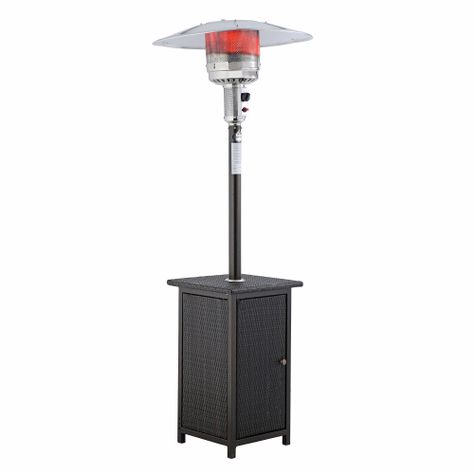 Estufa a Gas Exterior Terraza SETAX Rattan-3