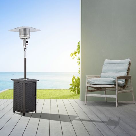 Estufa a Gas Exterior Terraza SETAX Rattan-4