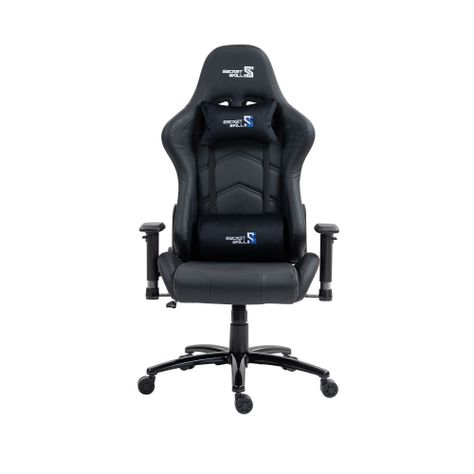 Silla Gamer Black Panther Negro/Negro-0