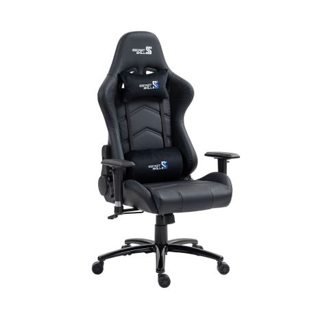 Silla Gamer Black Panther Negro/Negro-2