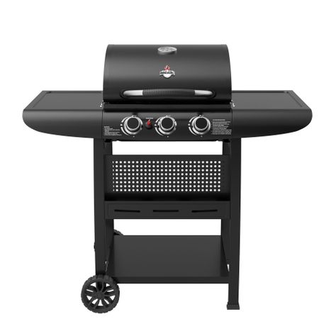 Parrilla a Gas 3 Quemadores Kansas Black-0